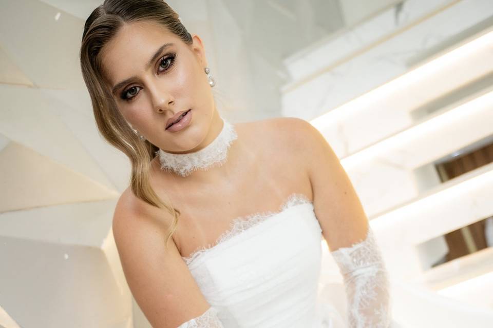Vestido de noiva minimalista