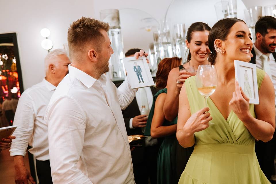 Entrega das lembranças