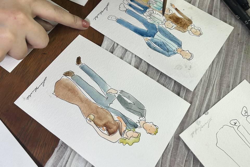 Entrega das lembranças