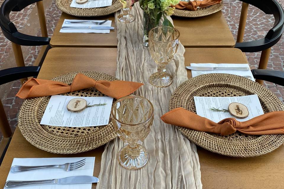 Convidados table