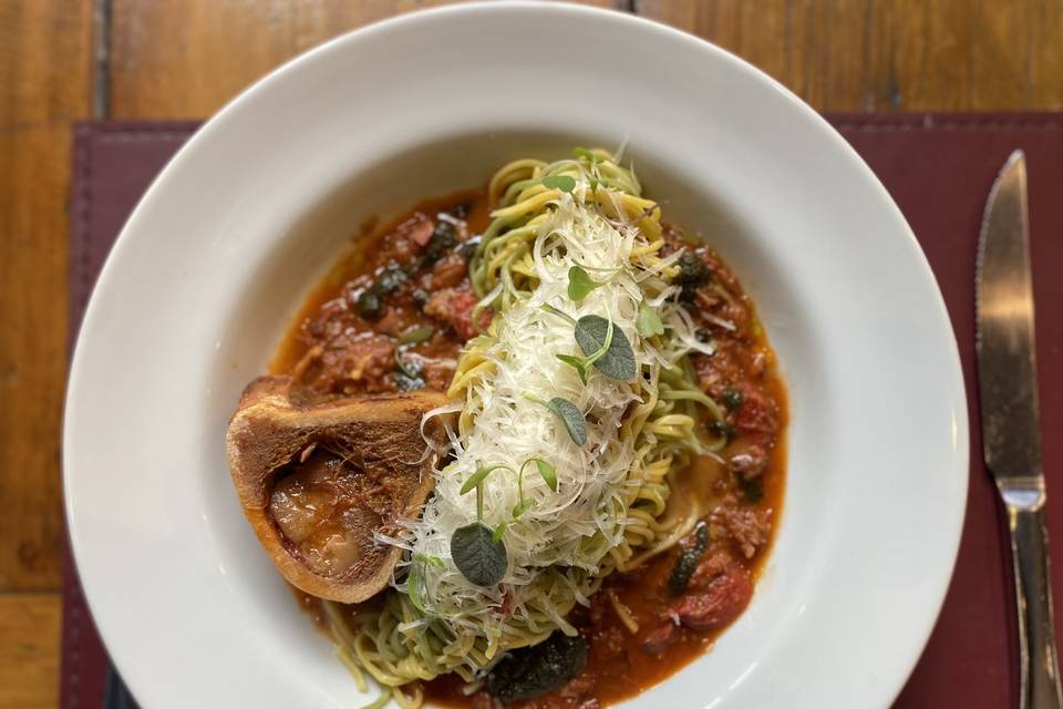 Ossobuco e massa