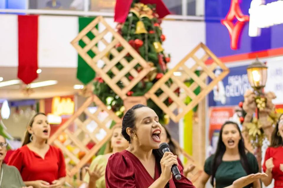 Cantando no natal