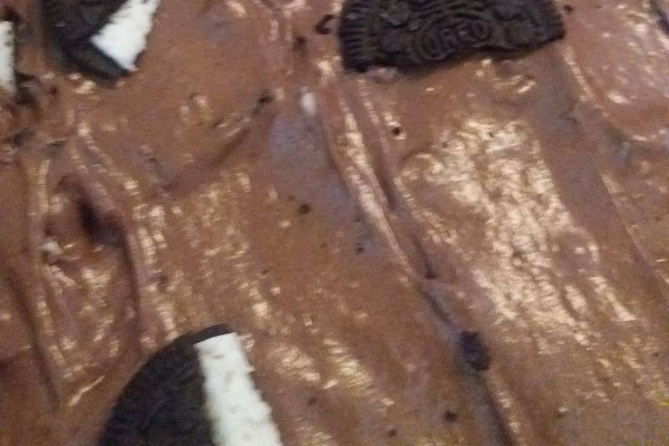 Brownie de oreo