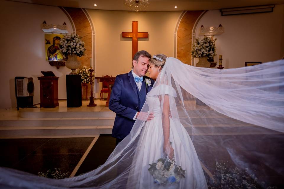 Casamento, fotos na igreja.