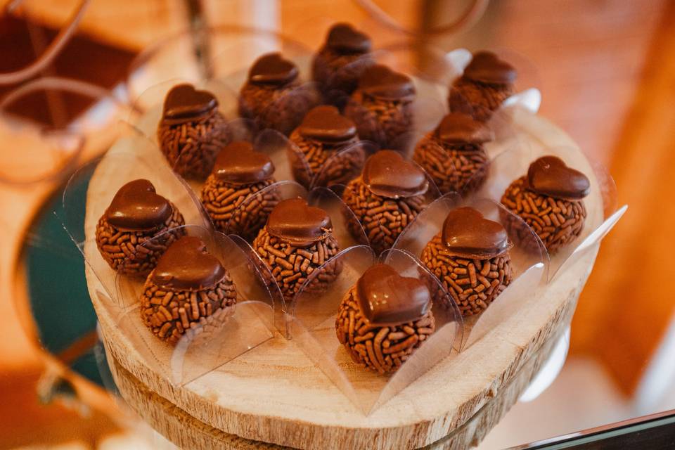 Brigadeiro tradicional de café