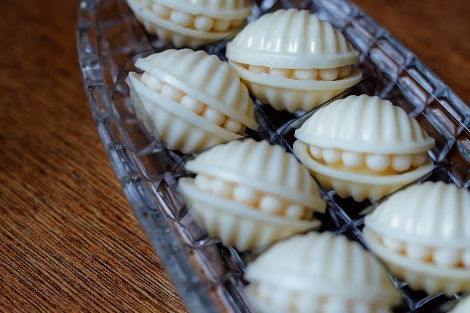 Concha de chocolate branco