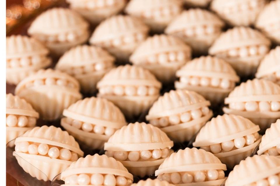 Concha de chocolate branco
