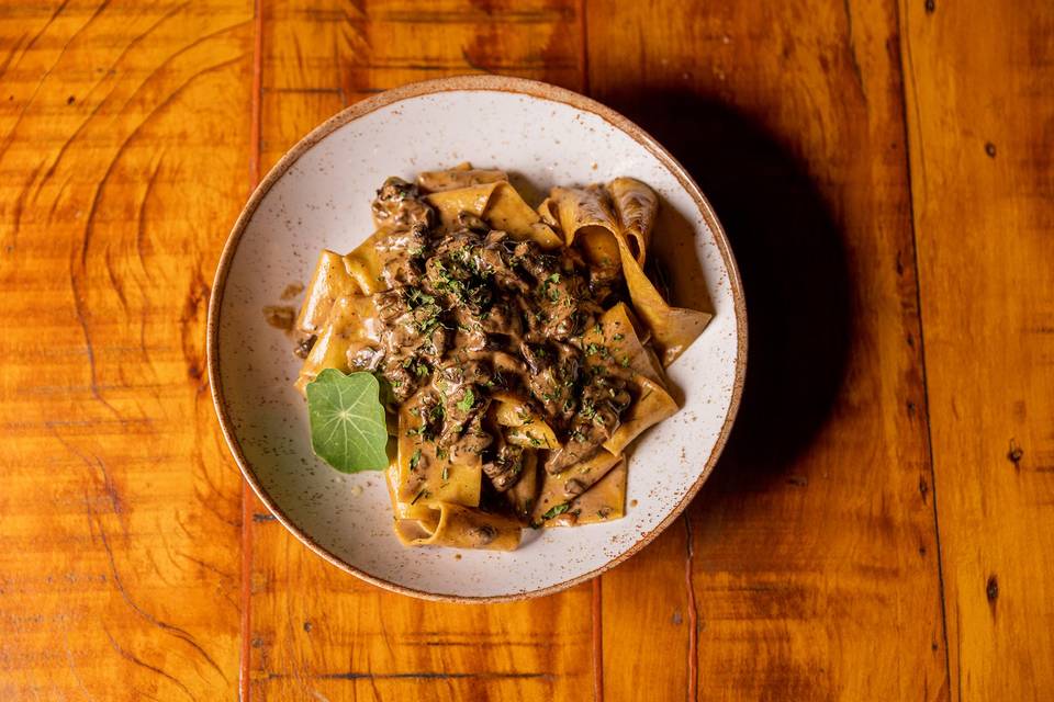 Pappardelle com Molho Funghi