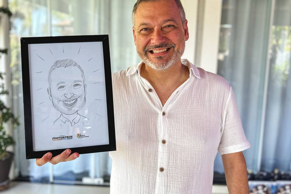 Caricatura + quadro