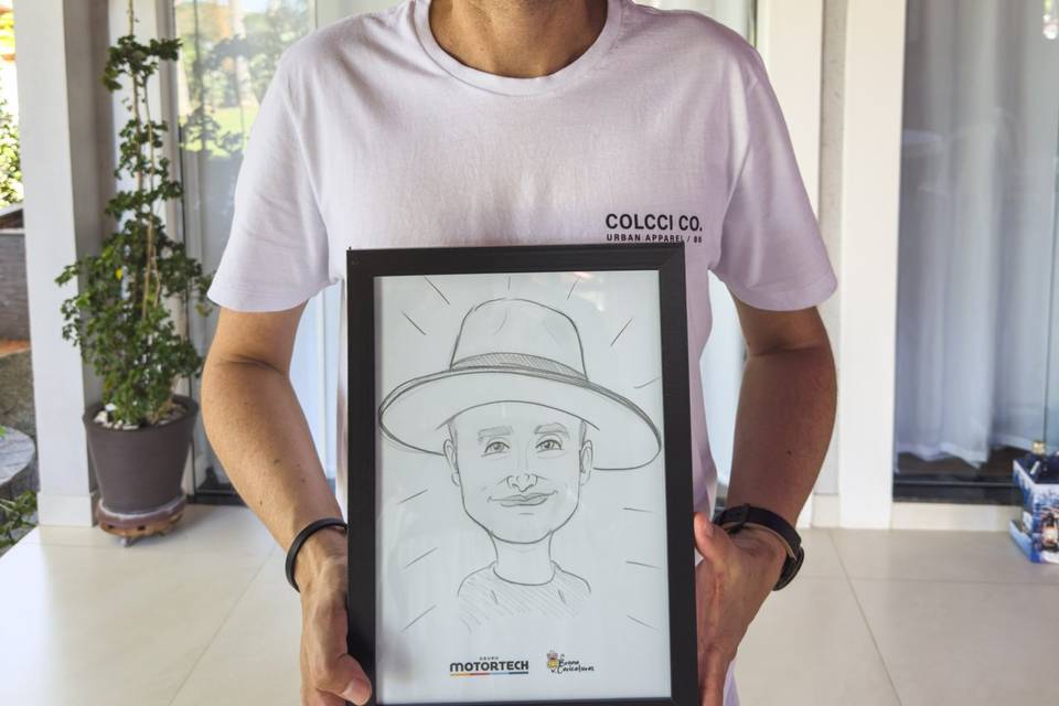 Caricatura + quadro