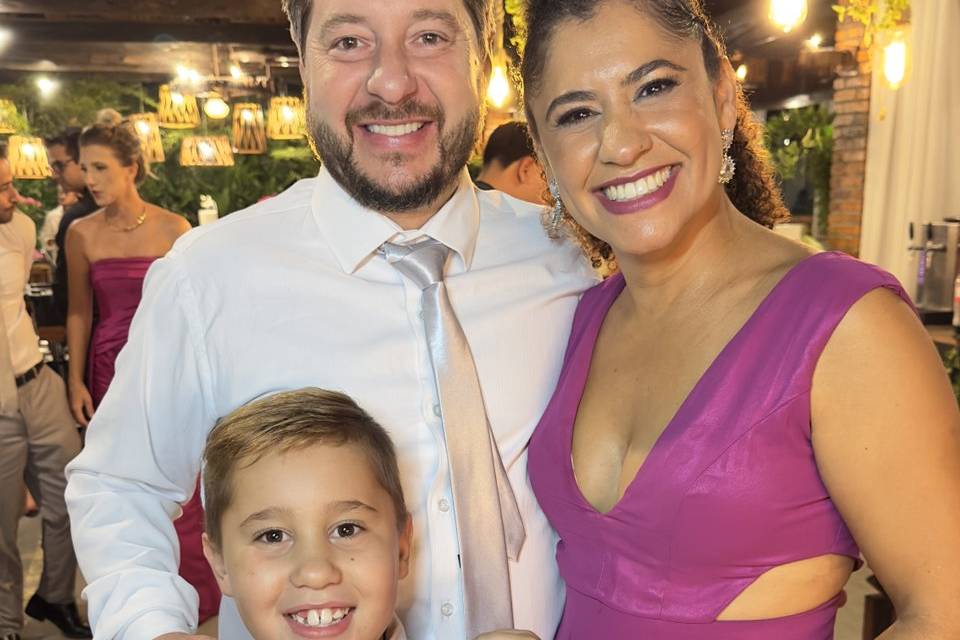 Caricatura família