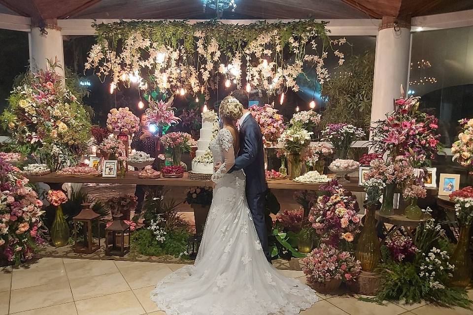 Decoração clássica com décor a
