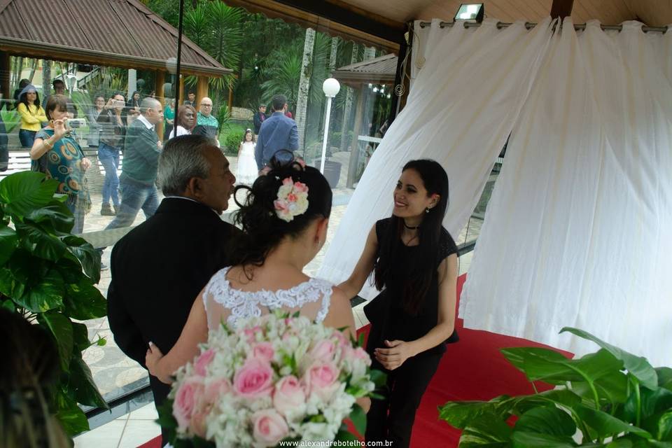 Descontração antes da entrada