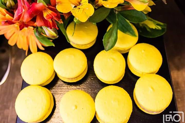 Macarons para colorir a vida