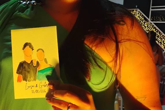 Desenhos em aquarela