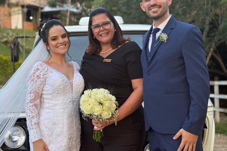 Noivos Julia e William