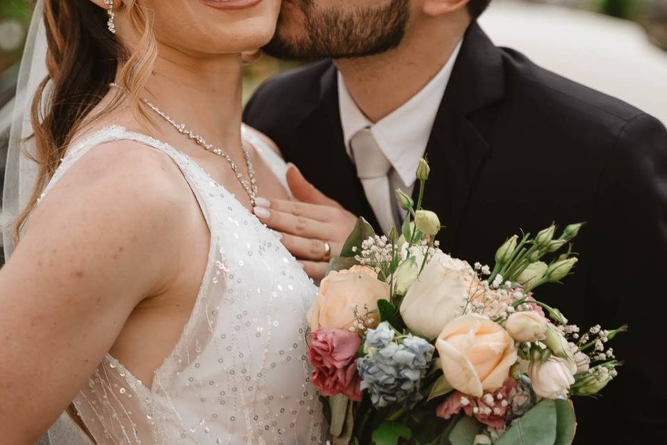 Noivos Larissa e Maurício