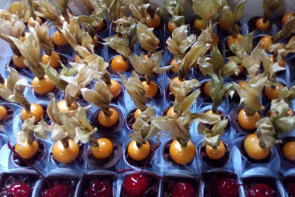 Copinho com Physalis