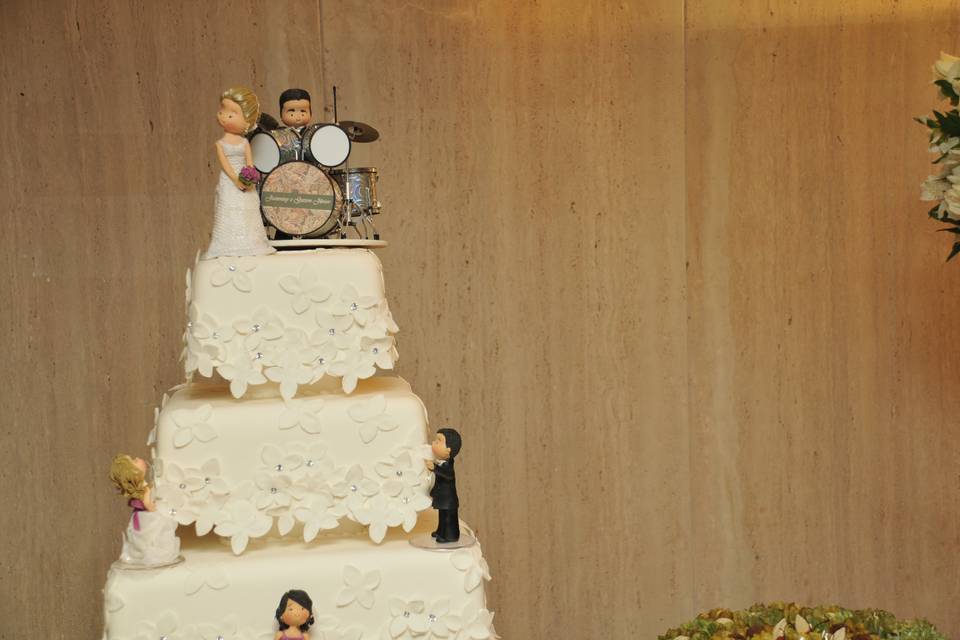 Casamento - Decoração Bolo