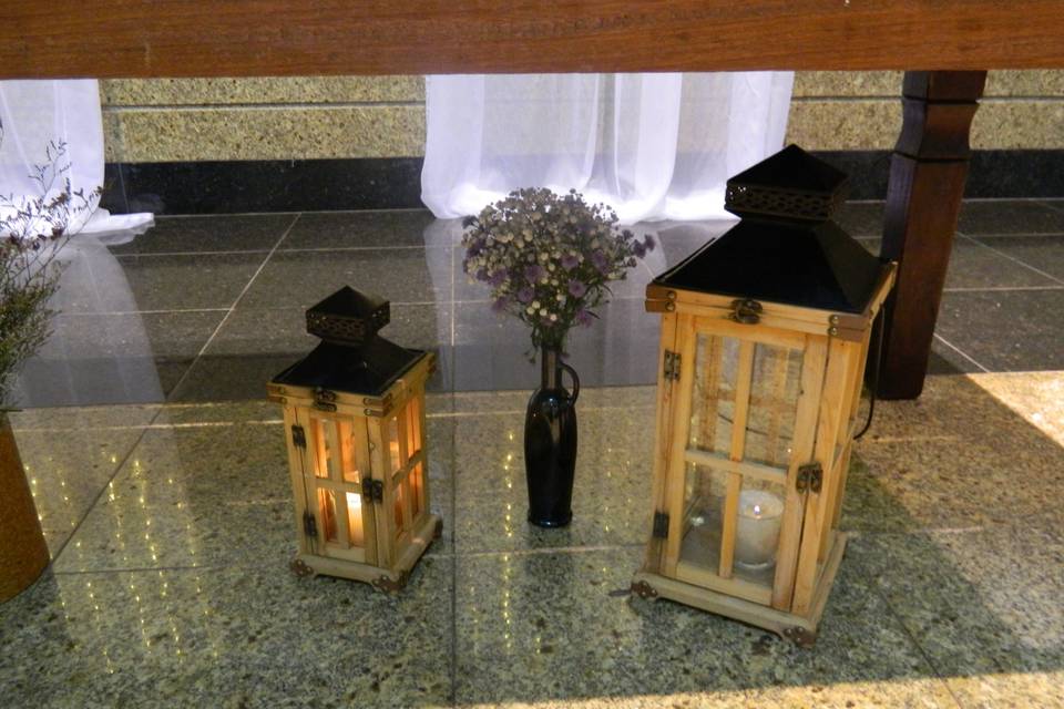 Decoração lanternas