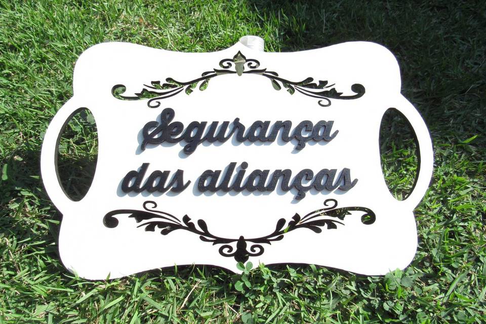 Placa Segurança Alianças