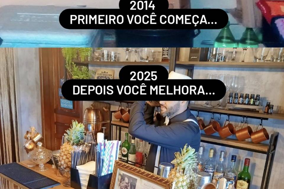 Início vs atual 10 anos depois