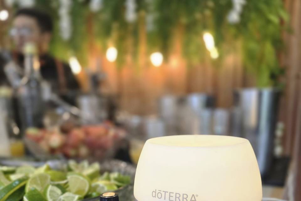 Aroma terapia no bar