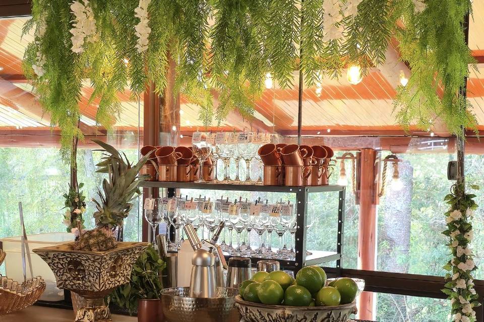 Rustico com decoração