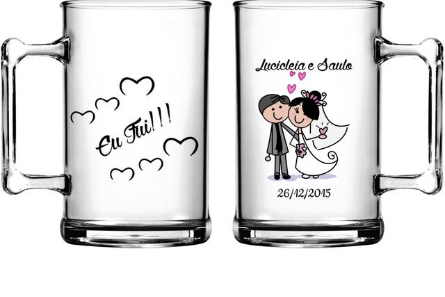 Caneca de Chopp de Acrílico