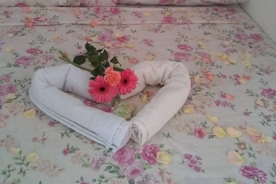 Sugestão de Cama c/ pétalas