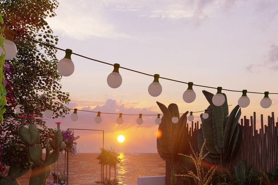 Por do sol