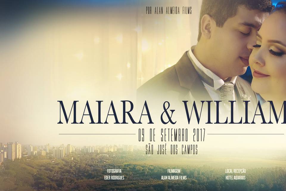 Capa Bluray Maiara e Willian