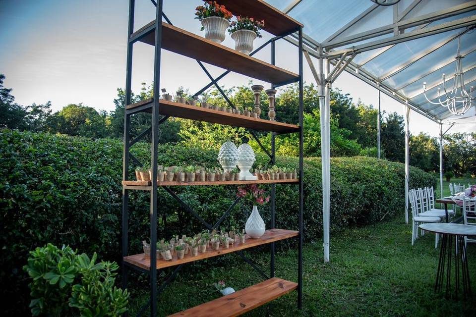 Decoração do casamento