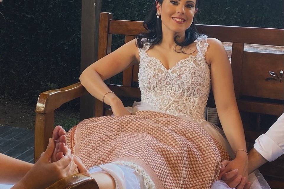 Noivinha feliz!