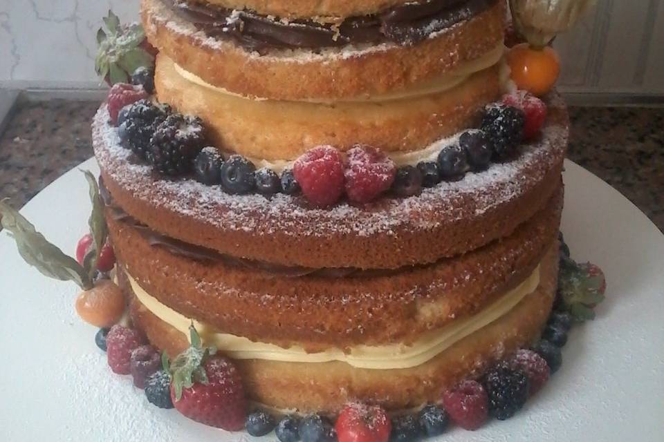 Naked Cake de 2 andares