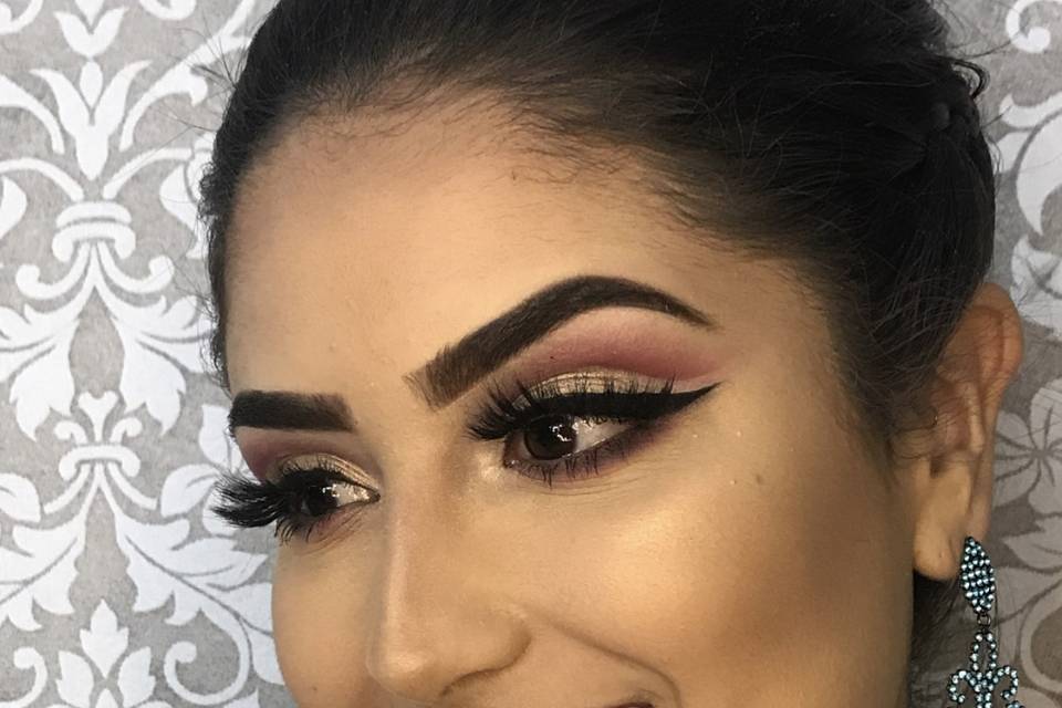 Técnica Cut crease aberto