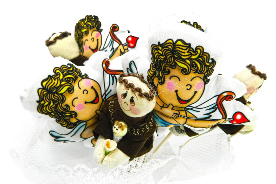 Bouquet mix - cupidos e santo
