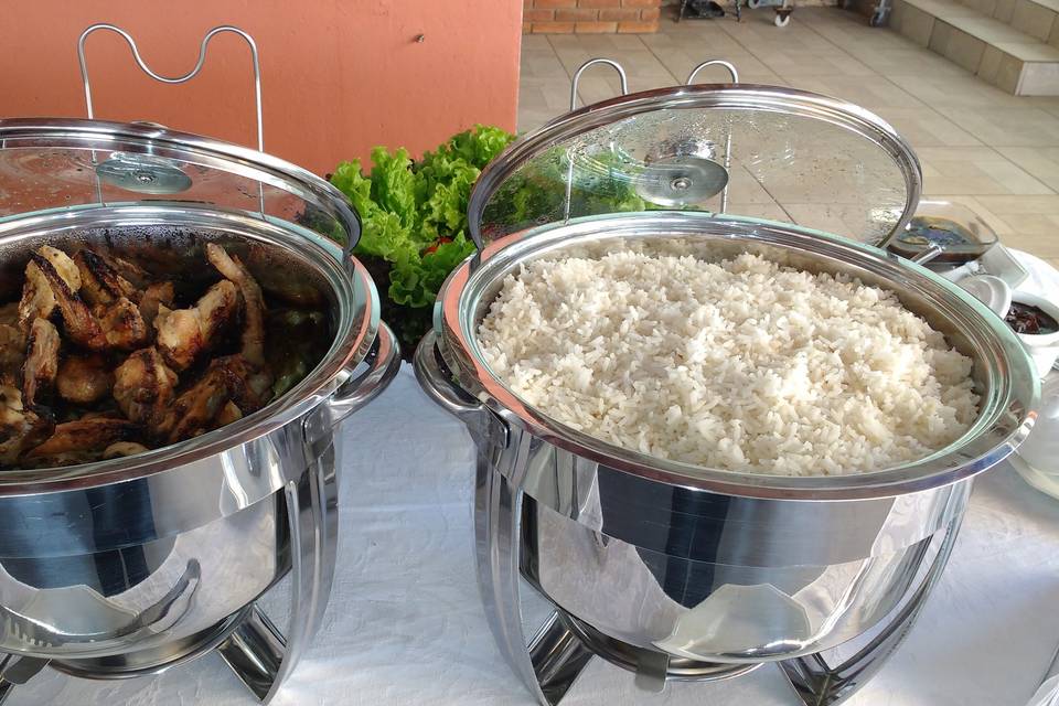 Frango e arroz