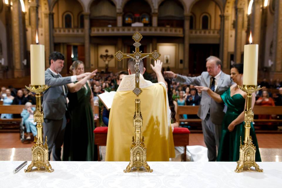Cerimonia de casamento igreja