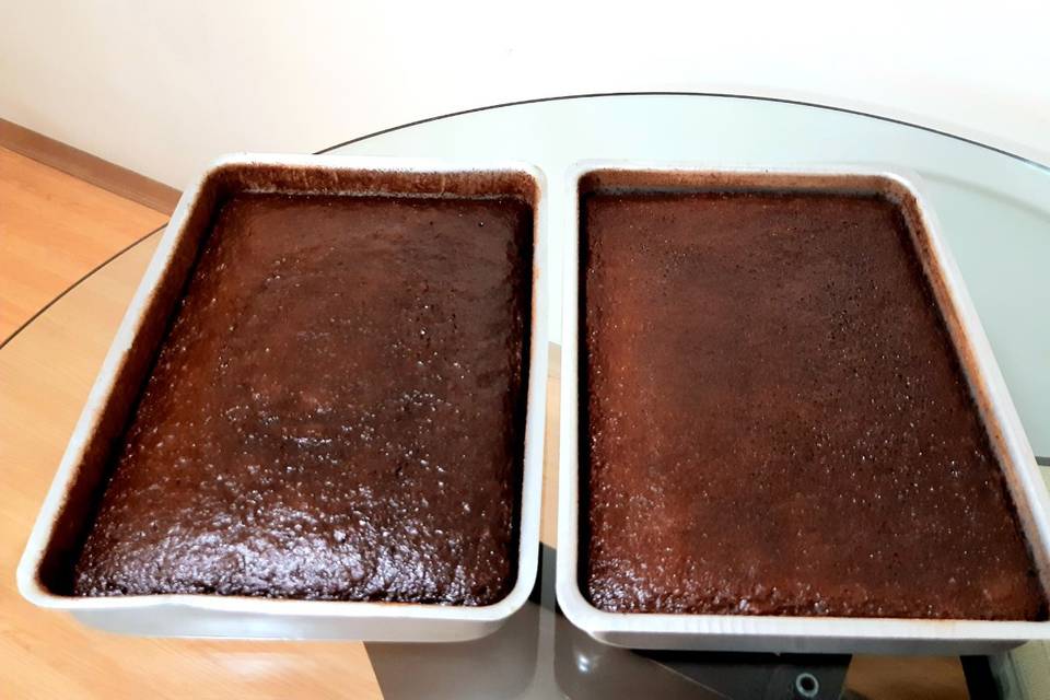 Massas bolo chocolate/brigadei