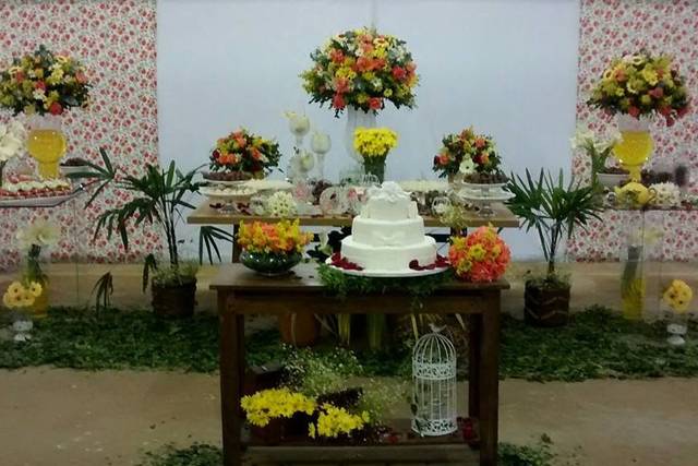 Decoração flores do campo