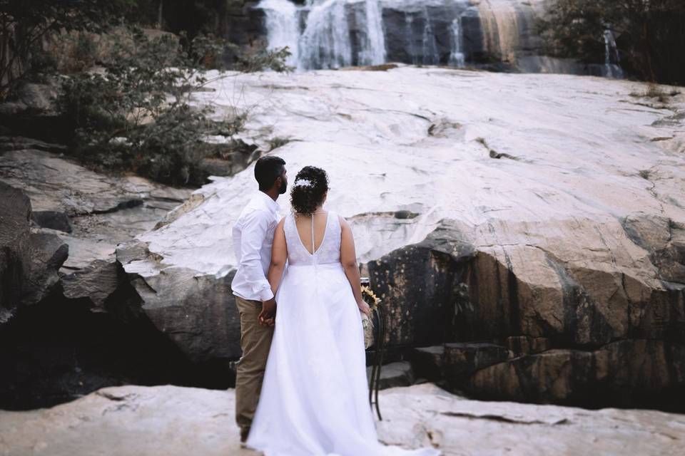 Casamento na cachoeira