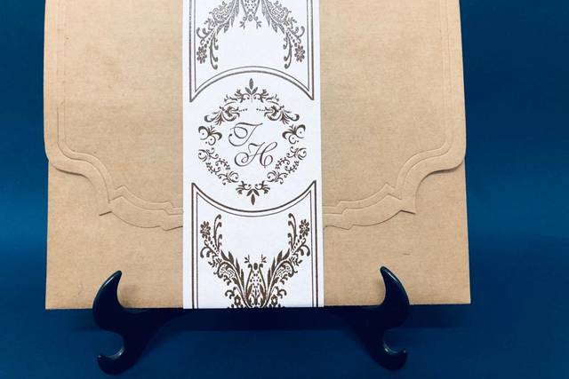 Convite Papel Kraft