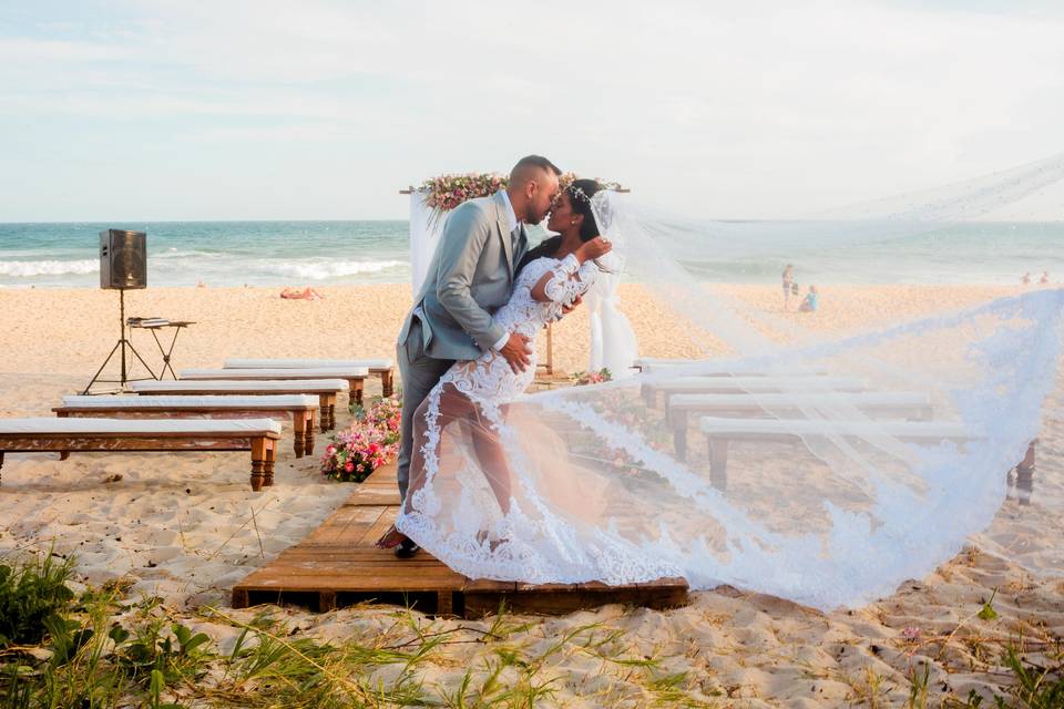 Casamento em área externa