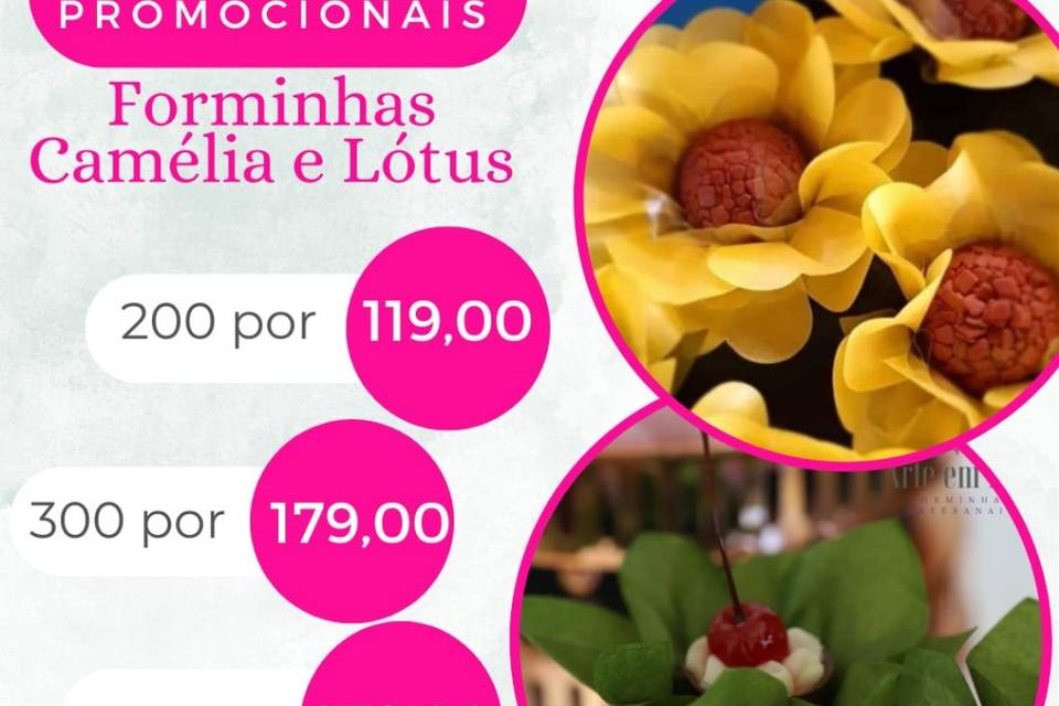 Arte em Flor - Forminhas Artesanais