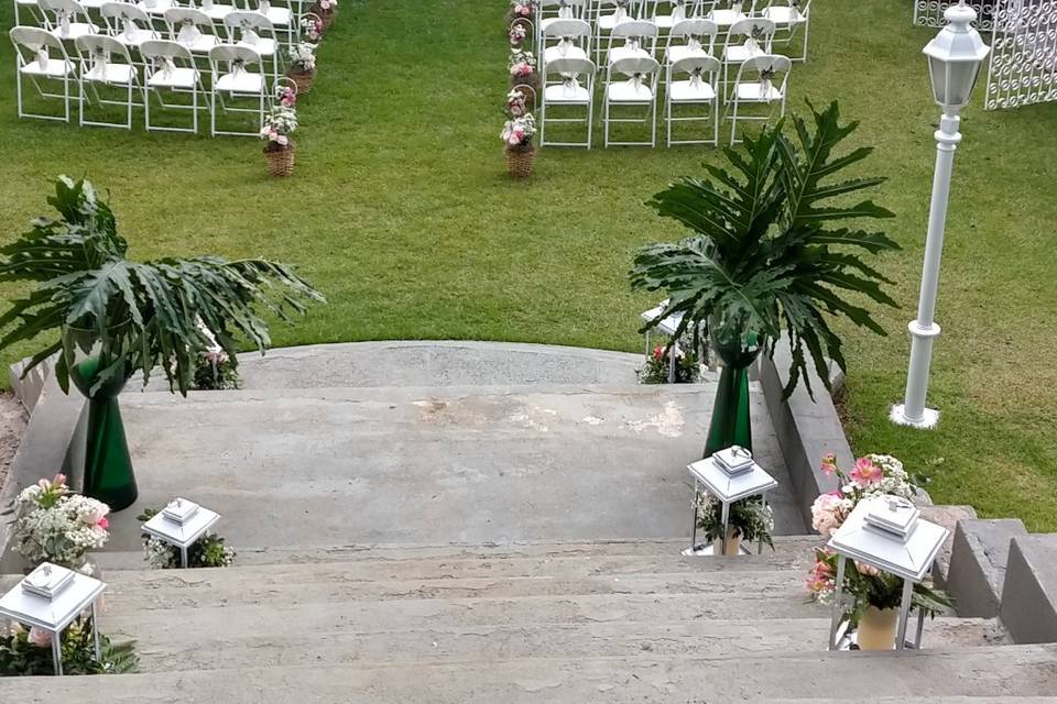 Entrada da noiva para cerimôni