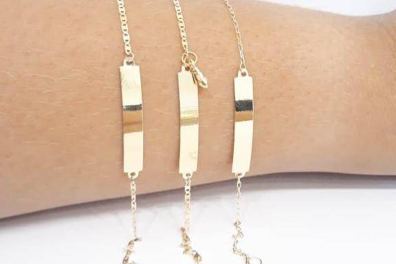 Pulseiras Ouro 18k para bebe