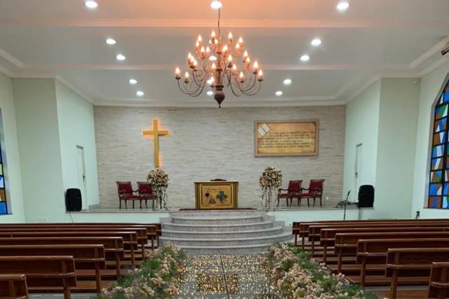 Passarela de Led - Igreja