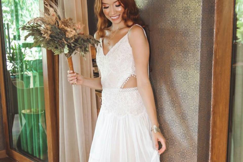 Vestido rebeca