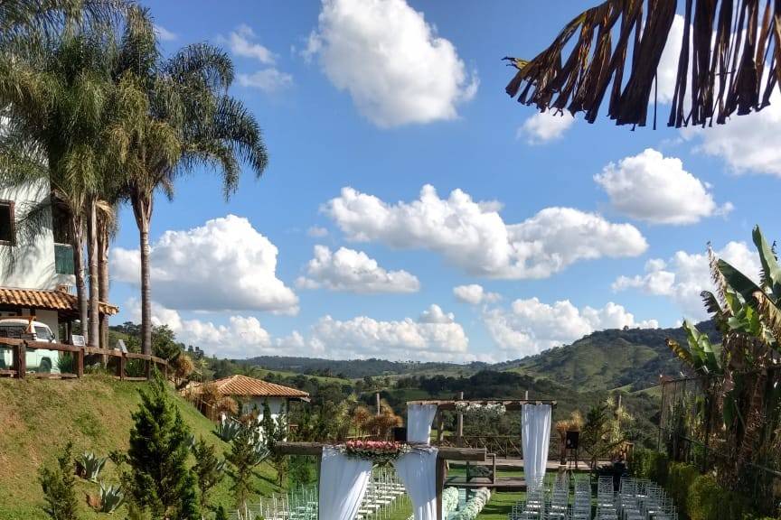 CASAMENTO CLUBE AURORA BRUMADINHO, DECORAÇÃO EM TECIDOS, BO…